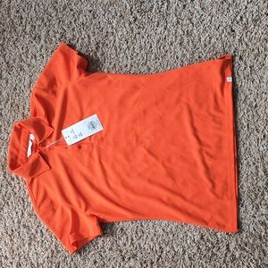 Lady Hagen golf shirt, tangerine, S...NWT